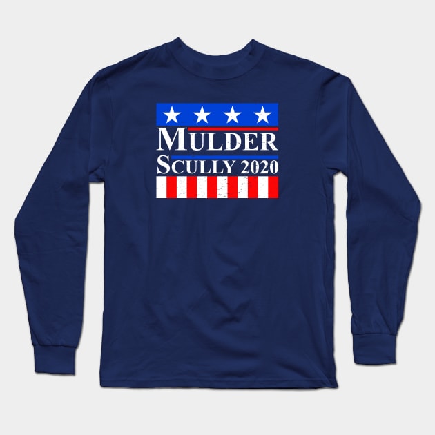 Scully and Mulder Long Sleeve T-Shirt by nickbeta